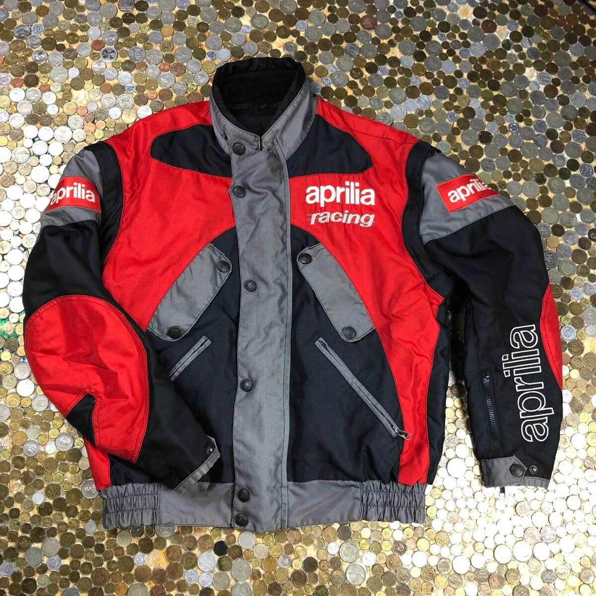 Aprilia Motorcycle Racing Vintage Jacket - Maker of Jacket