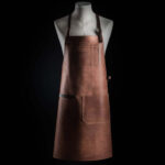 Barista Barbers Leather Apron Brown