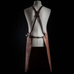Barista Barbers Leather Apron Brown
