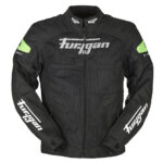 Black Furygan Atom Vented Motorcycle Textile Jacket
