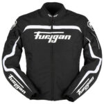 Black Furygan Diablo Motorcycle Textile Jacket