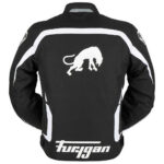 Black Furygan Diablo Motorcycle Textile Jacket