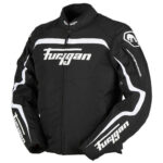 Black Furygan Diablo Motorcycle Textile Jacket