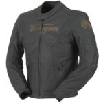 Black Furygan Fury Sherman Leather Jacket