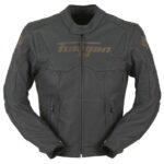 Black Furygan Fury Sherman Leather Jacket