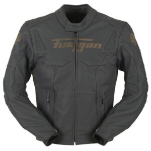 Black Furygan Fury Sherman Leather Jacket