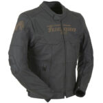 Black Furygan Fury Sherman Leather Jacket