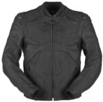Black Furygan Ghost Motorcycle Leather Jacket