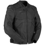 Black Furygan Ghost Motorcycle Leather Jacket