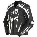 Black Furygan Motorcycle RS R Leather Jacket