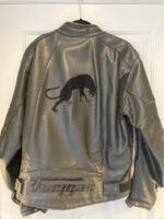 Black Furygan Motorcycle Racing Leather Jacket