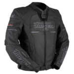 Black Furygan Nitros Motorcycle Leather Jacket