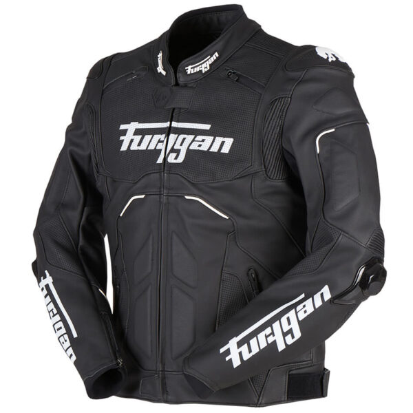 Black Furygan Raptor Evo 2 Motorcycle Leather Jacket