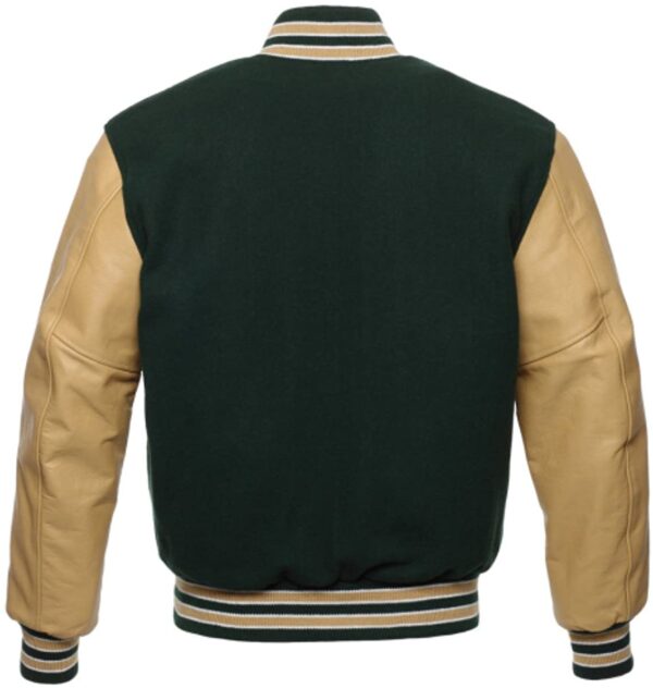Black Golden Baseball Varsity Jacket