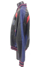 Black Jayhawks KU Leather Jacket