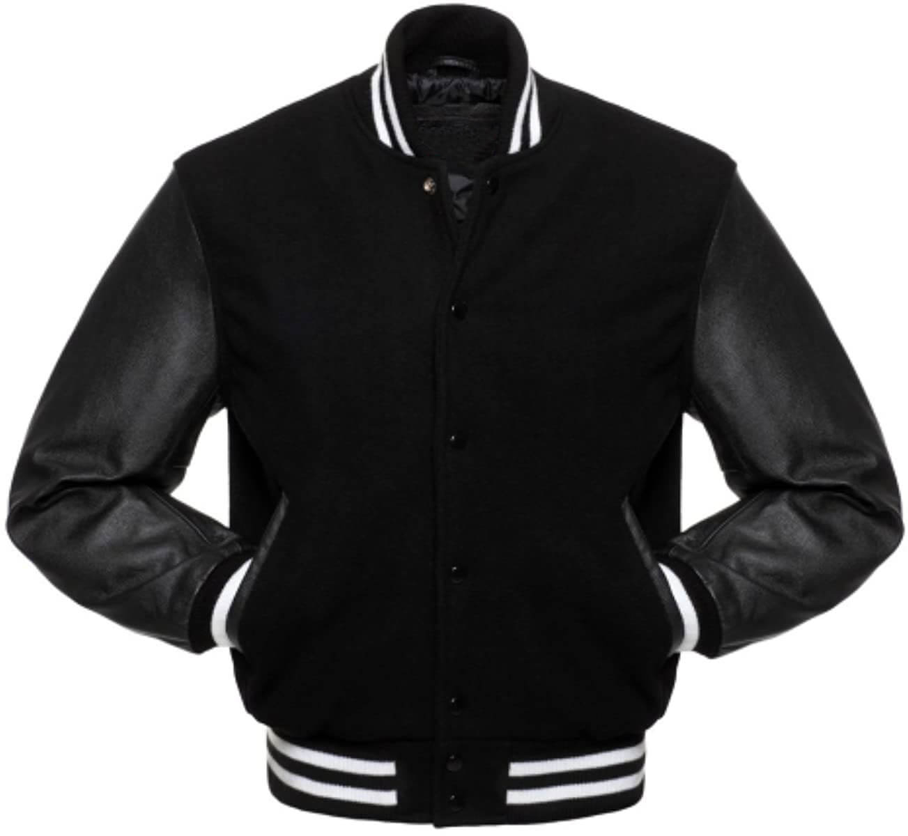 Mens Varsity, Letterman, Baseball Jacket, Faux Leather, Private Member 