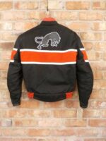 Black Orange Furygan Motorcycle Textile Jacket