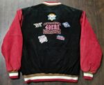 Black Red 5X Super Bowl Champions Varsity Jacket
