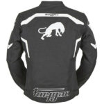 Black White Furygan Arrow Motorcycle Textile Jacket