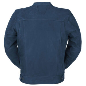 Blue Furygan Glenn Motorcycle Leather Jacket