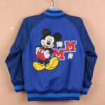 Blue Mickey Mouse Varsity Jacket