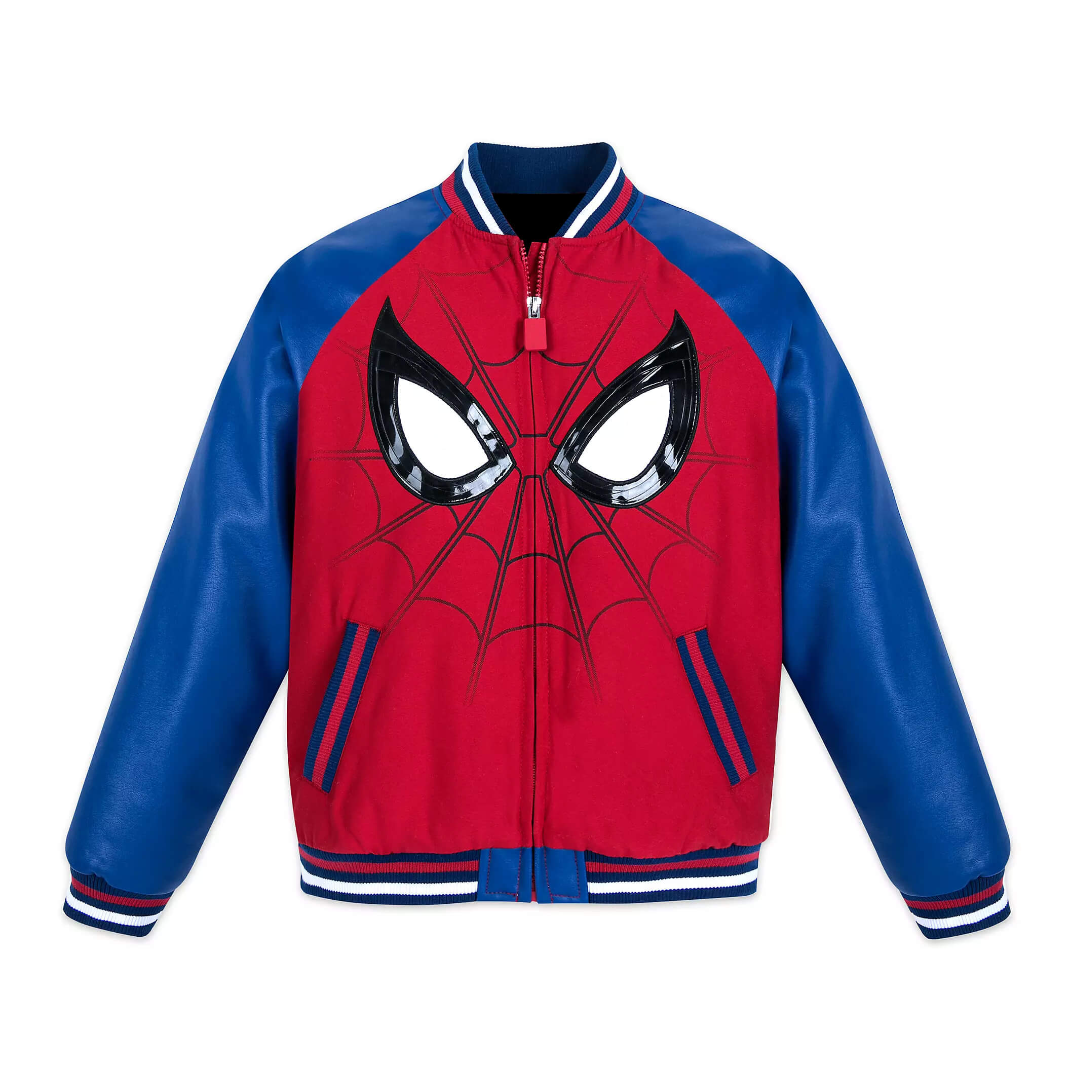 Disney Spider Man Varsity Jacket (2) Disney Spider Man Varsity Jacket
