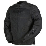 Furygan Atom Vented Black Motorcycle Textile Jacket
