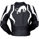 Furygan Black And White Motorcycle Crow Leather Jacket