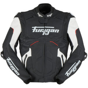 Furygan Raptor Evo 2 Motorcycle Black Leather Jacket