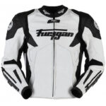 Furygan Spyder 2015 White Black Leather Jacket