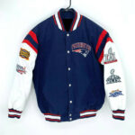 Patriots 5X Super Bowl Champions Varsity Jacket
