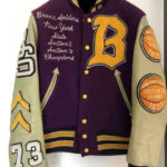 Purple Whitesville Auth Stadium Award Varsity JacketPurple Whitesville Auth Stadium Award Varsity Jacket
