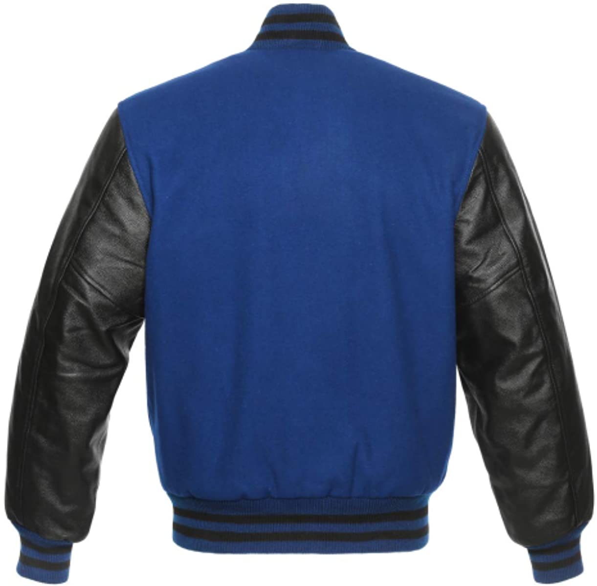 Maker of Jacket Men Jackets Athletics Black Blue Varsity Baseball Letterman