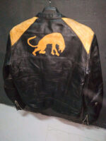 Vintage Furygan Panther Motorcycle Leather Jacket