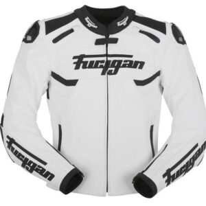 White Furygan Motorcycle Akira Leather Jacket