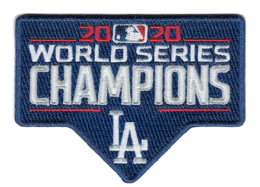 2020 MLB World Series Champions Jersey Patch - Maker of Jacket