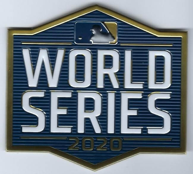 2020 MLB World Series Emboss Tech Jersey Patch 2020 MLB World Series Emboss Tech Jersey Patch