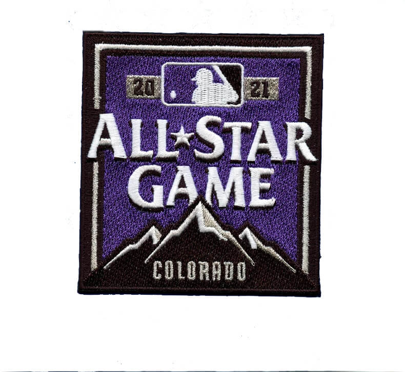 1998 MLB All Star Game In Colorado Rockies Coors Field Sleeve Jersey Logo  Patch