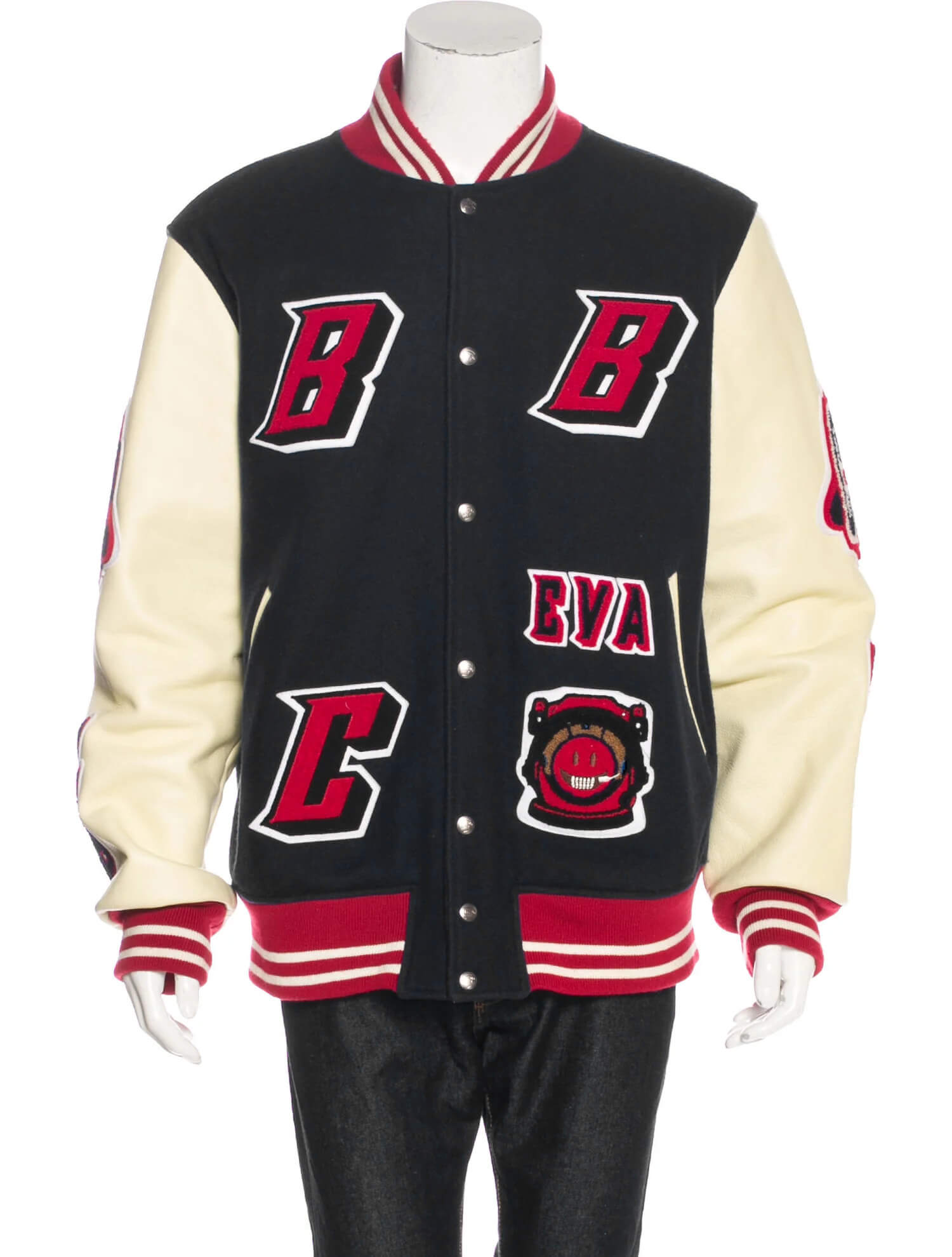 Black Billionaire Boys Club Eva Varsity Jacket - Maker of Jacket
