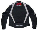 Black Gray Suzuki GSXR Motorcycle Racing Textile Jacket