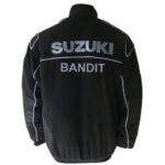 Black Suzuki Bandit Motorcycle Racing Textile Jacket