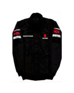 Black Suzuki Boulevard Motorcycle Textile Jacket