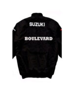Black Suzuki Boulevard Motorcycle Textile Jacket