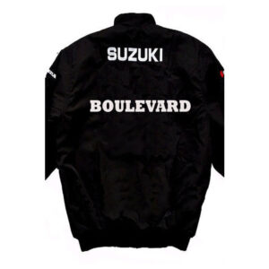 Black Suzuki Boulevard Motorcycle Textile Jacket