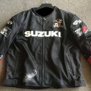 Black Suzuki Motorcycle Joe Rocket Racing Textile Jacket