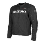 Black Suzuki Motorcycle Joe Rocket Textile Jacket