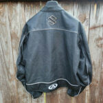 Black Suzuki Motorcycle Racing Leather Jacket