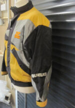 Black Yellow Suzuki GSXR Motorcycle Racing Textile Jacket