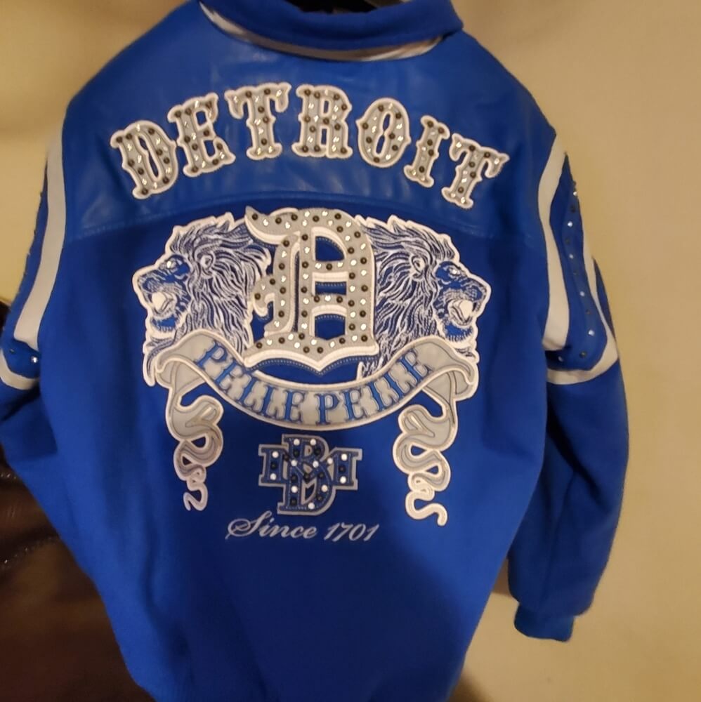 detroit lions vintage jacket