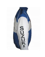 Blue White Suzuki GSXR Motorcycle Racing Textile Jacket